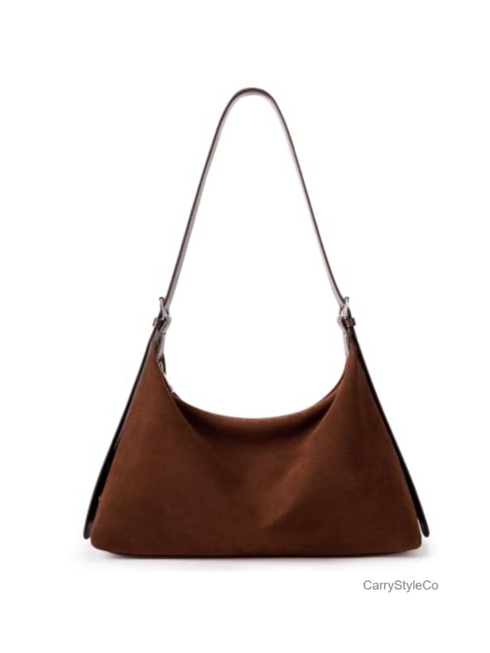 KALIDI Faux Suede Hobo Tote Bag Convertible Crossbody Shoulder Purse